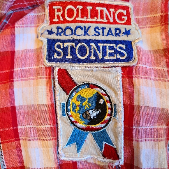 (1549) Swiss Cross Boys Casual Short Sleeve Shirt, Size: 14/16 Color: Red - Picture 9 of 10